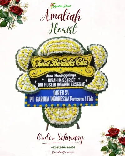 Papan Bunga Duka di Sawahdadap
